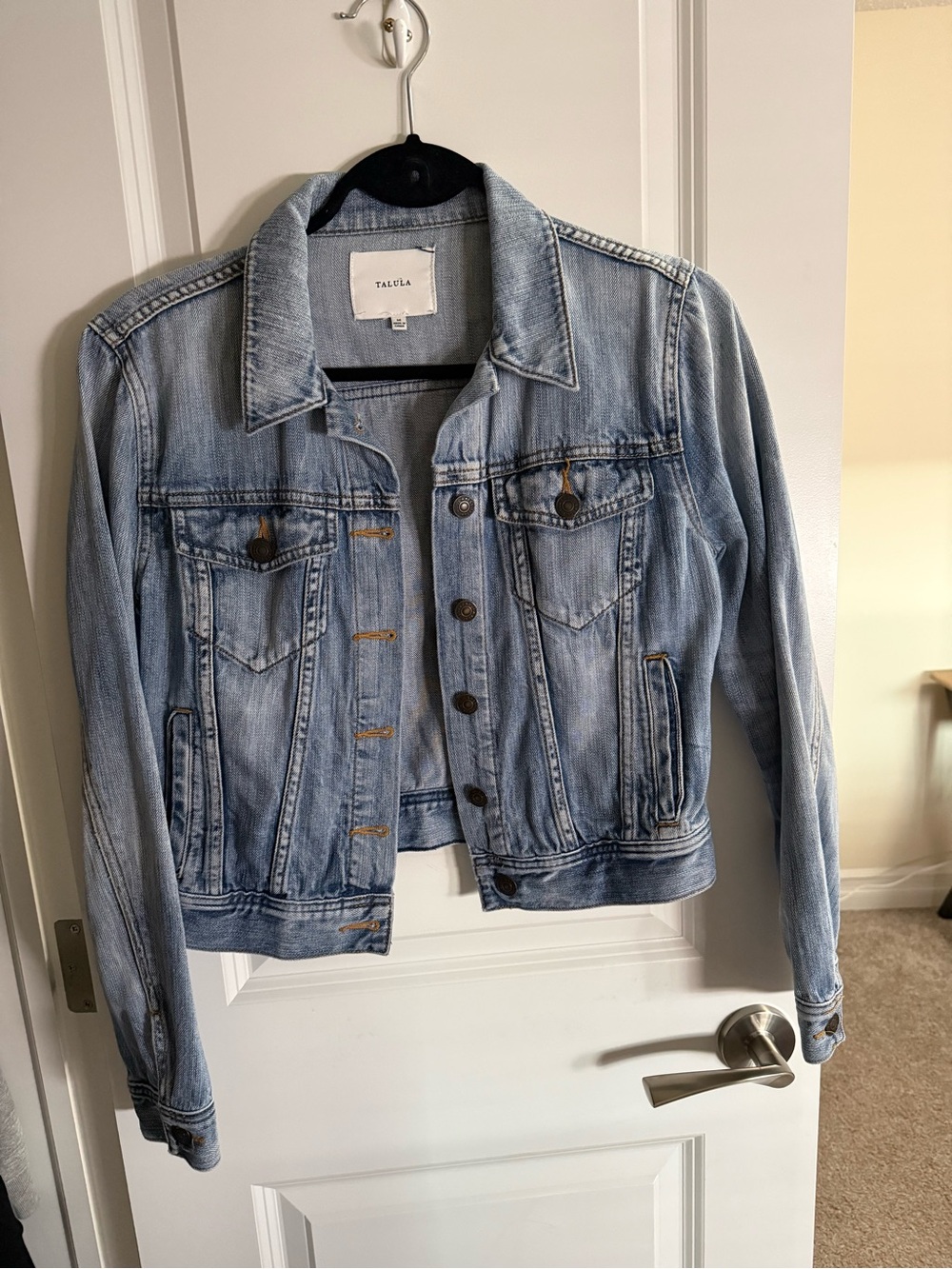 Aritzia Talula Jean jacket